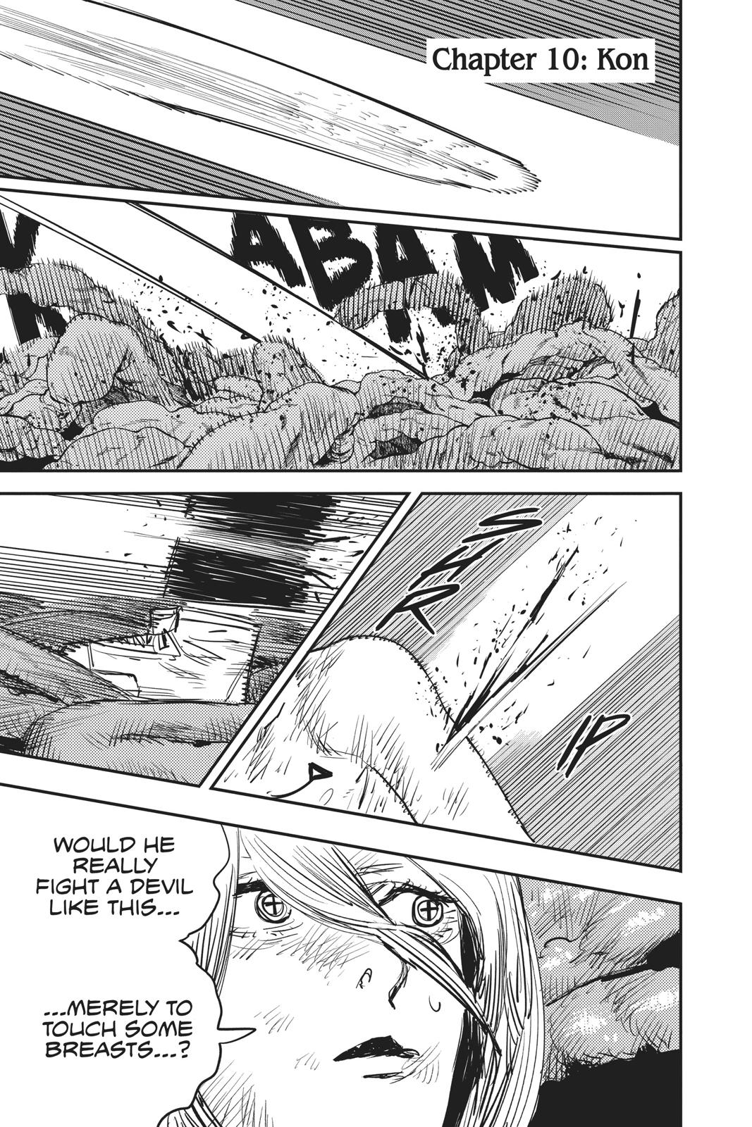 Chainsaw Man Manga Chapter 10 page 1 - Kon