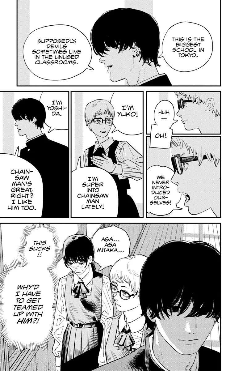 Chainsaw Man Manga Chapter 100 page 2 - How to Walk Shoeless
