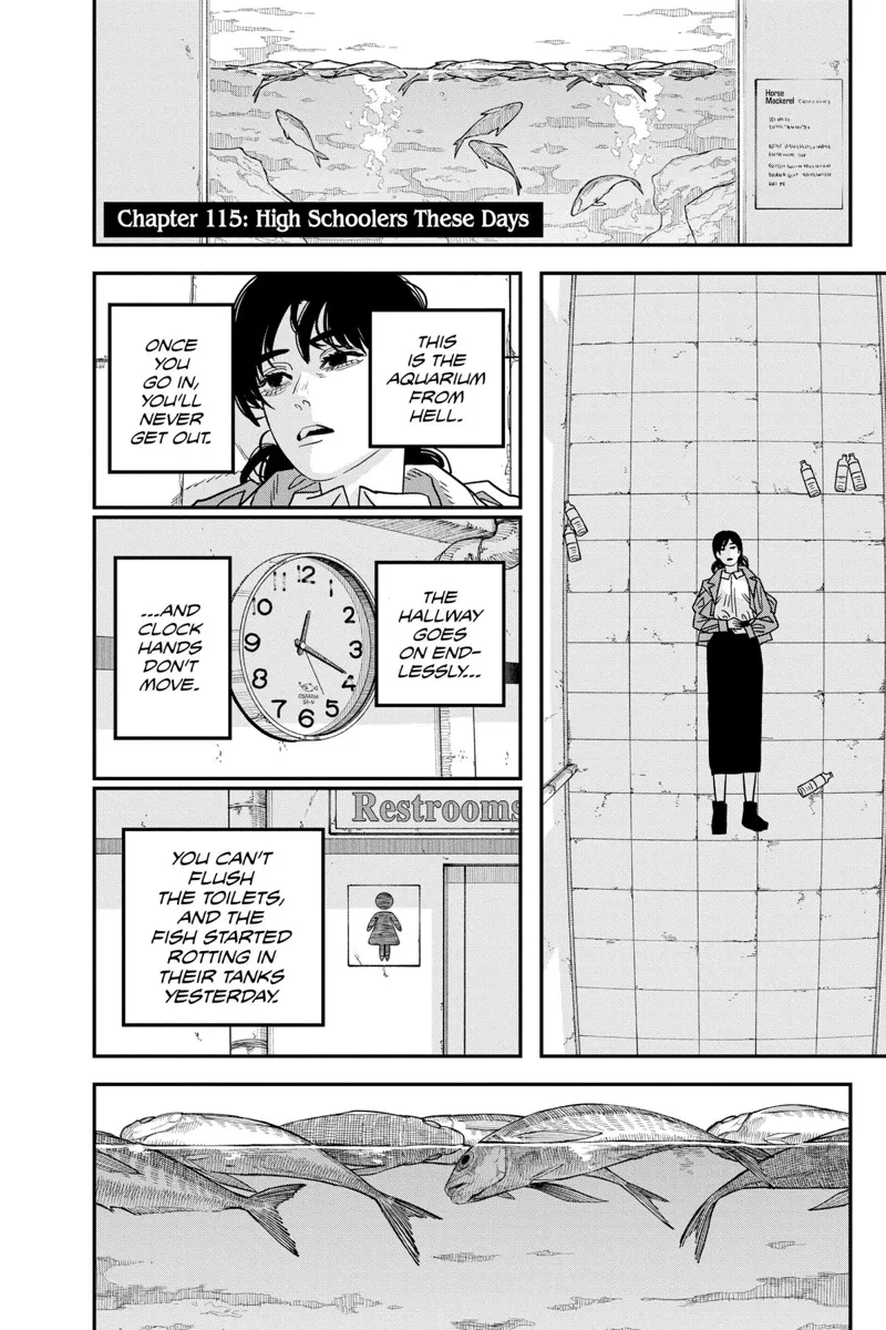 Chainsaw Man Manga Chapter 115 page 1 - High Schoolers These Days