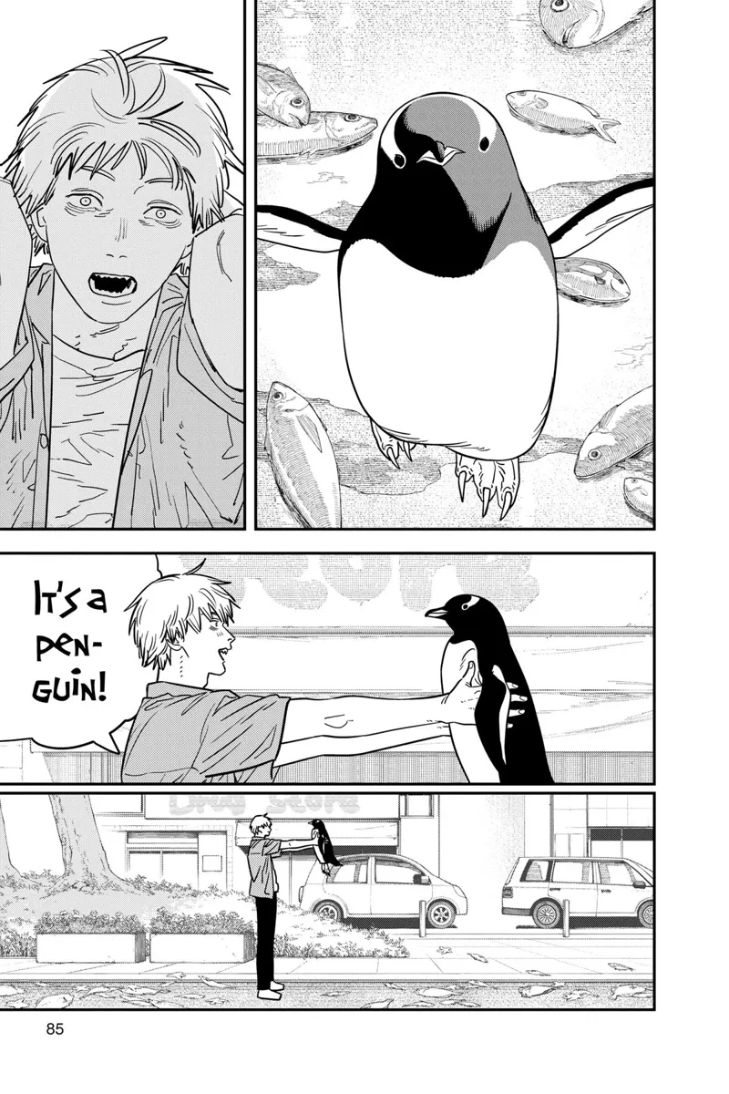 Chainsaw Man Manga Chapter 117 page 2 - Penguin and Weapon