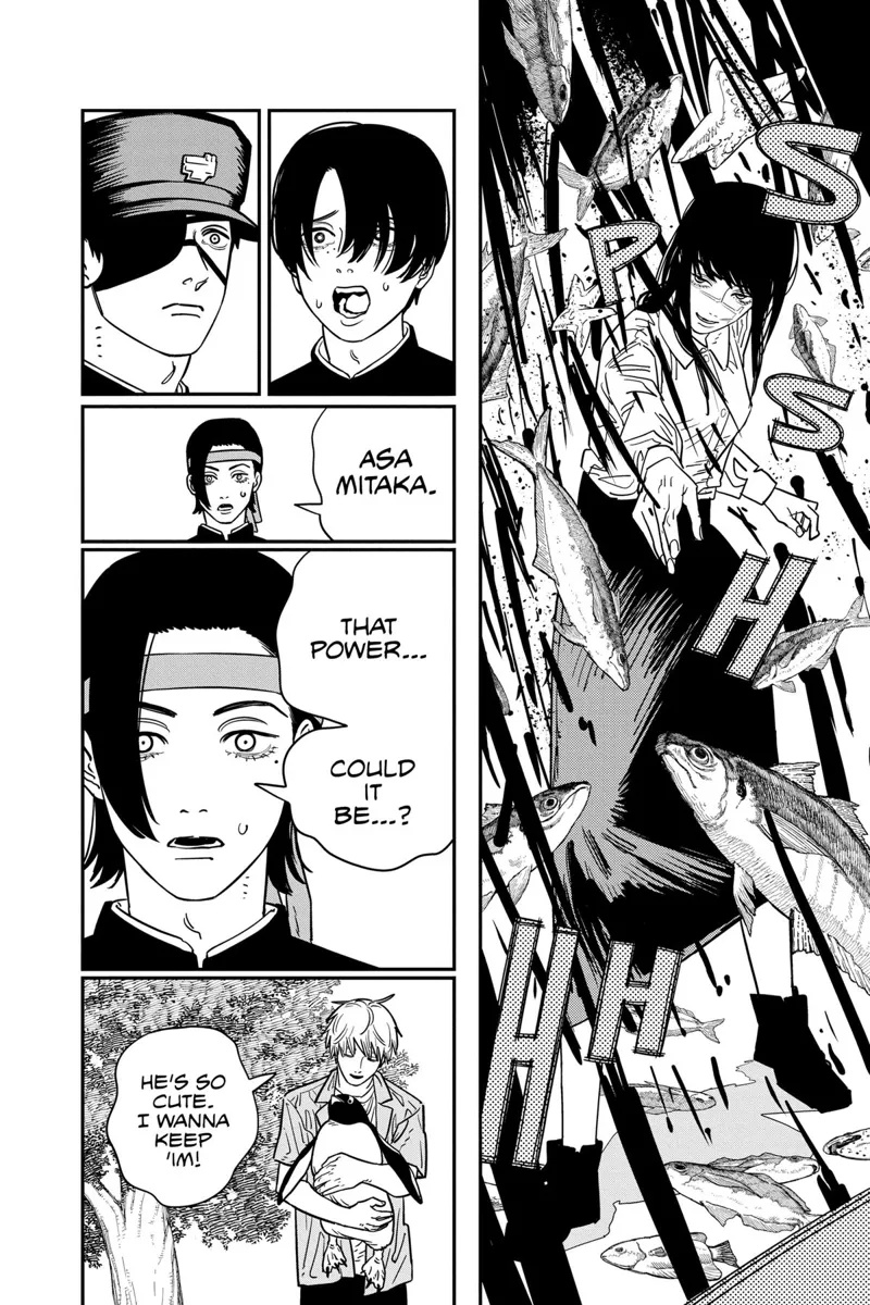 Chainsaw Man Manga Chapter 117 page 9 - Penguin and Weapon