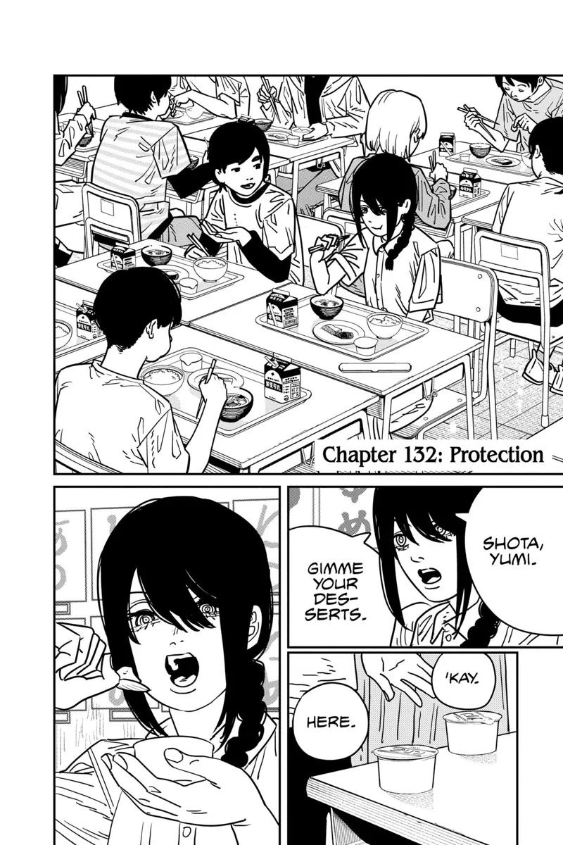 Chainsaw Man Manga Chapter 132 page 1 - Protection