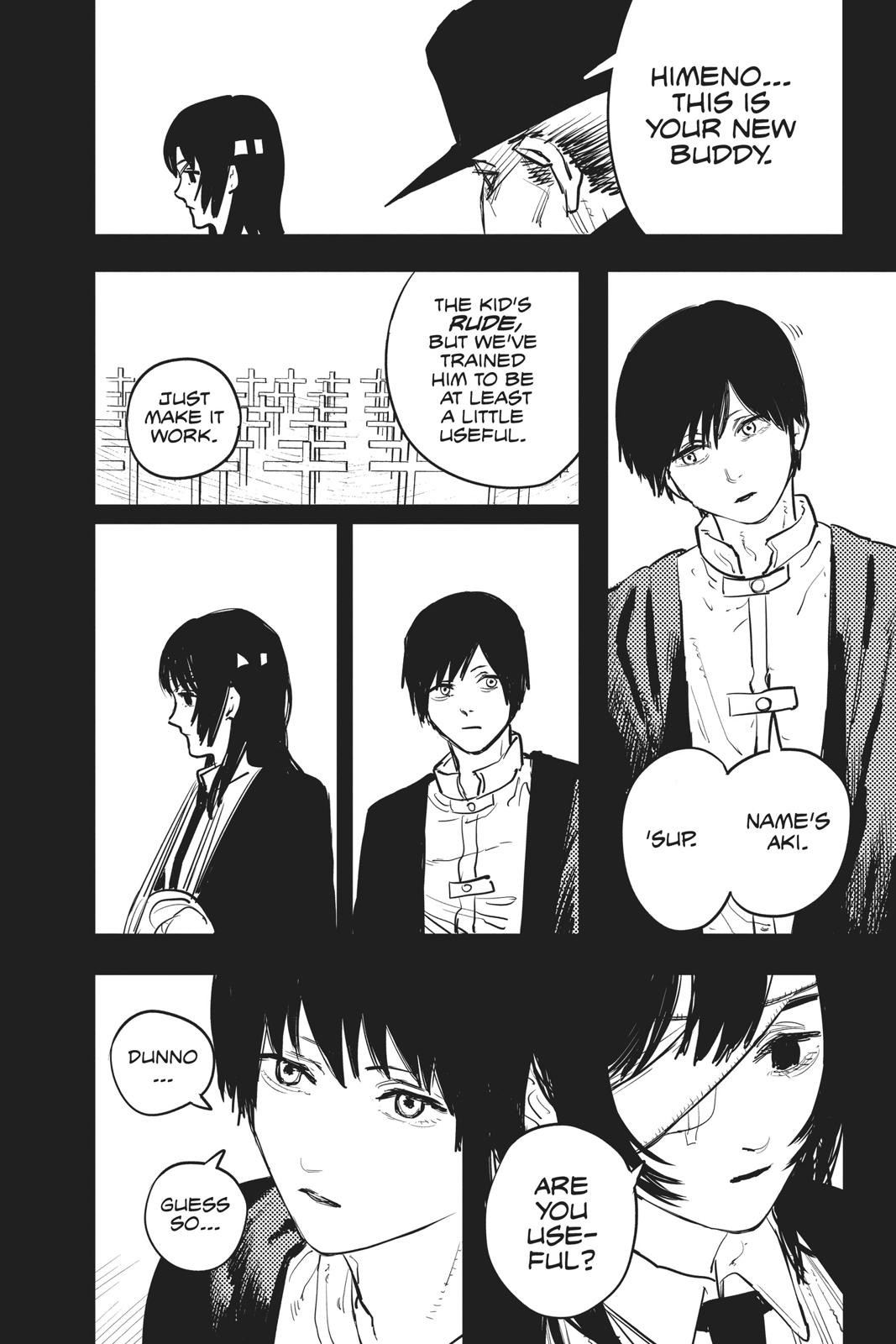 Chainsaw Man Manga Chapter 14 page 15 - French Kiss