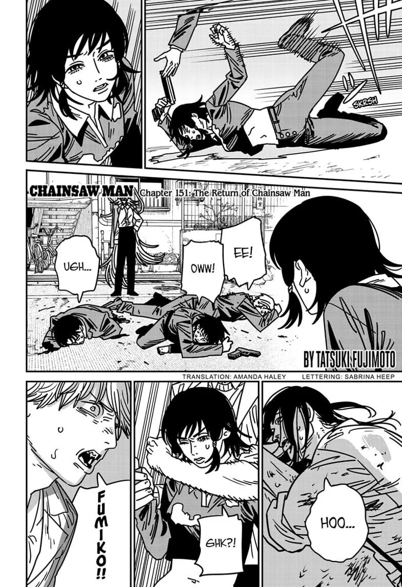 Chainsaw Man Manga Chapter 151 page 1 - The Return of Chainsaw Man