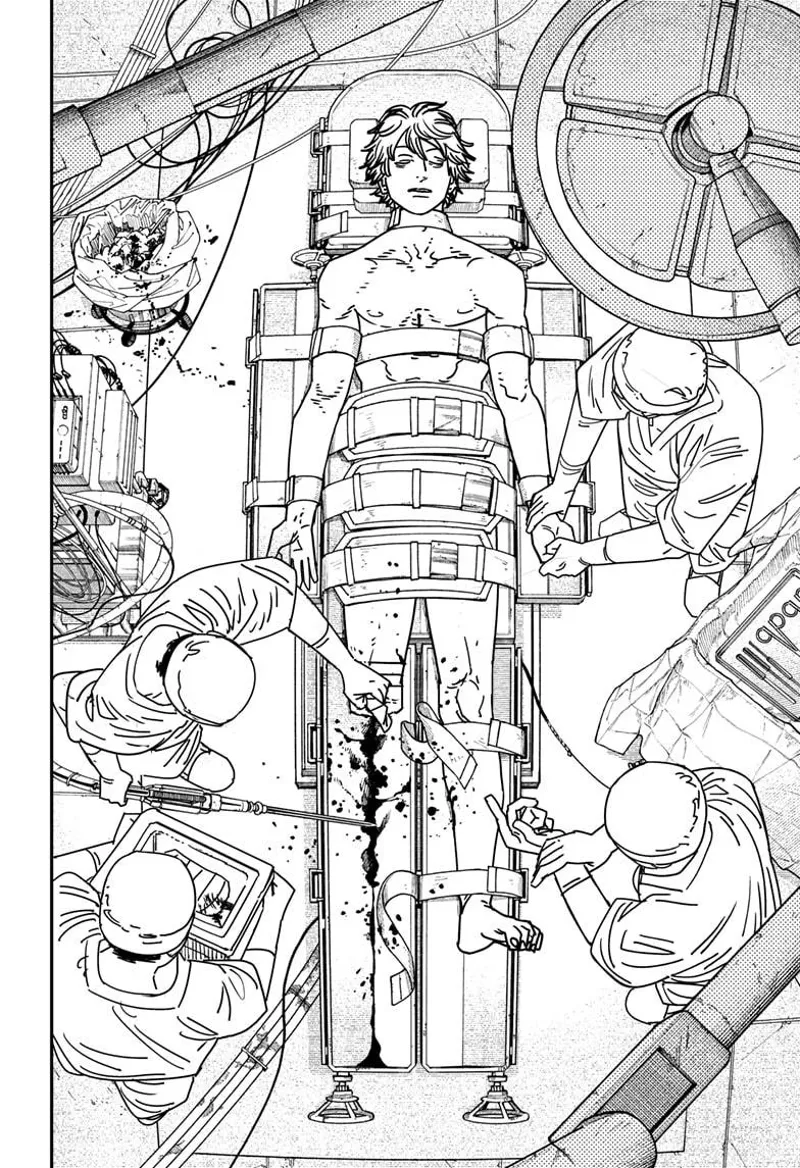 Chainsaw Man Manga Chapter 156 page 11 - Whup Whup Whup Whup Bzzz Split Split