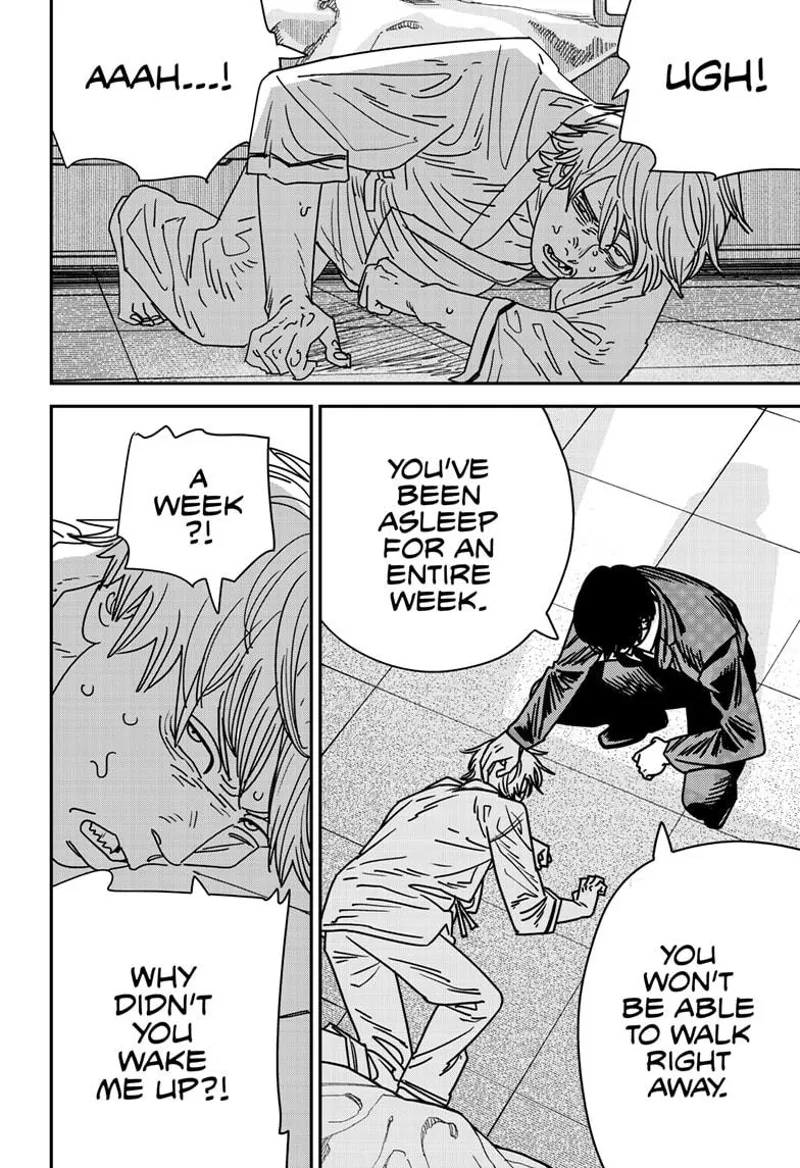 Chainsaw Man Manga Chapter 156 page 5 - Whup Whup Whup Whup Bzzz Split Split