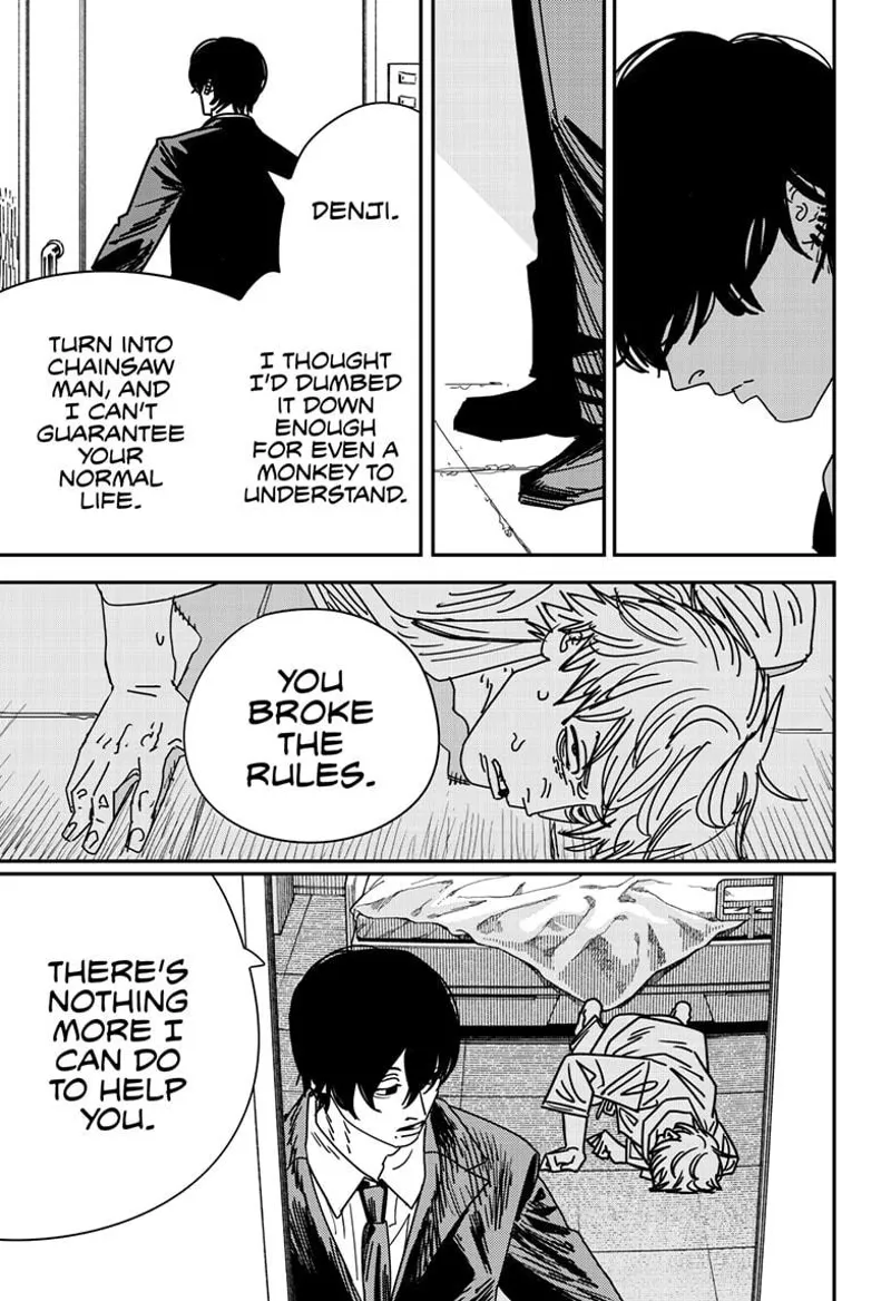 Chainsaw Man Manga Chapter 156 page 6 - Whup Whup Whup Whup Bzzz Split Split