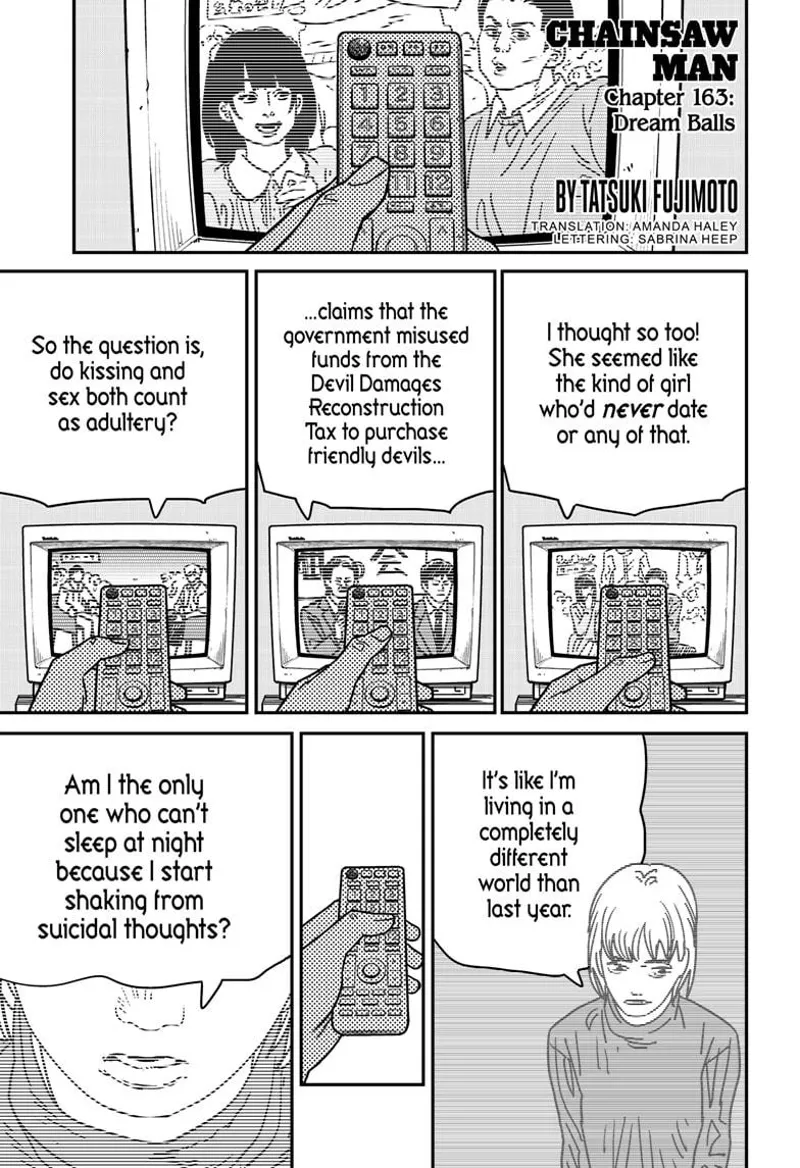 Chainsaw Man Manga Chapter 163 page 1 - Dream Balls