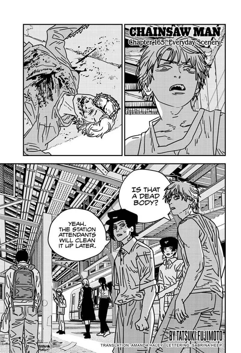 Chainsaw Man Manga Chapter 165 page 1 - Everyday Scenery