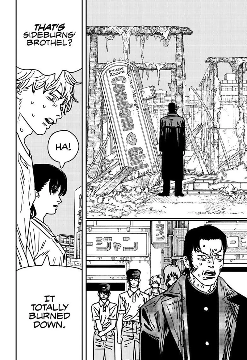 Chainsaw Man Manga Chapter 166 page 8 - Rain, Brothel, Removal