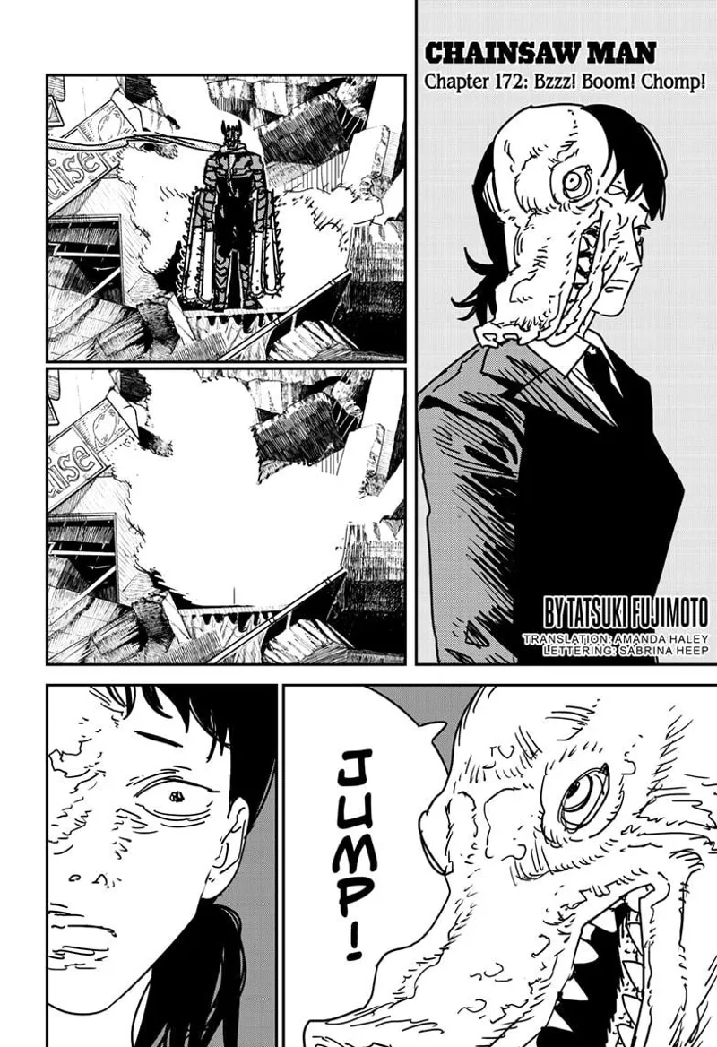 Chainsaw Man Manga Chapter 172 page 1 - Bzzz! Boom! Chomp!
