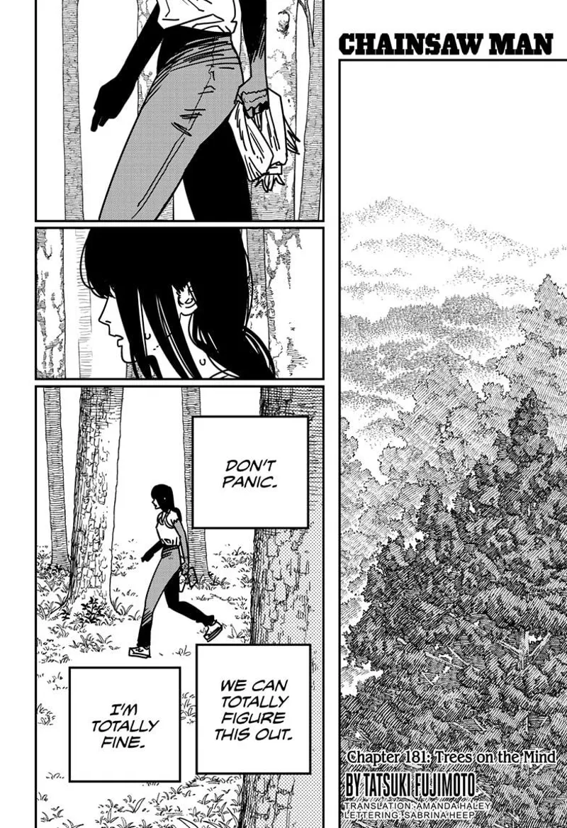 Chainsaw Man Manga Chapter 181 page 1 - Trees on the Mind