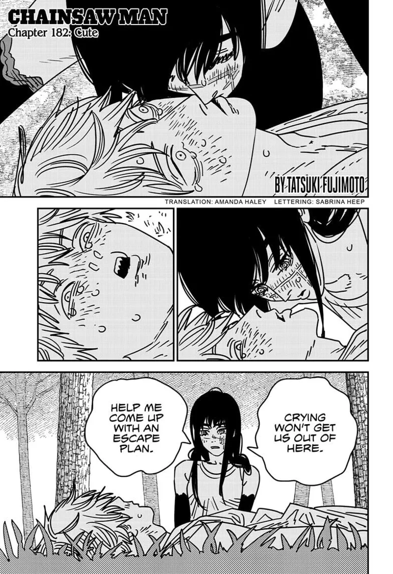 Chainsaw Man Manga Chapter 182 page 1 - Cute