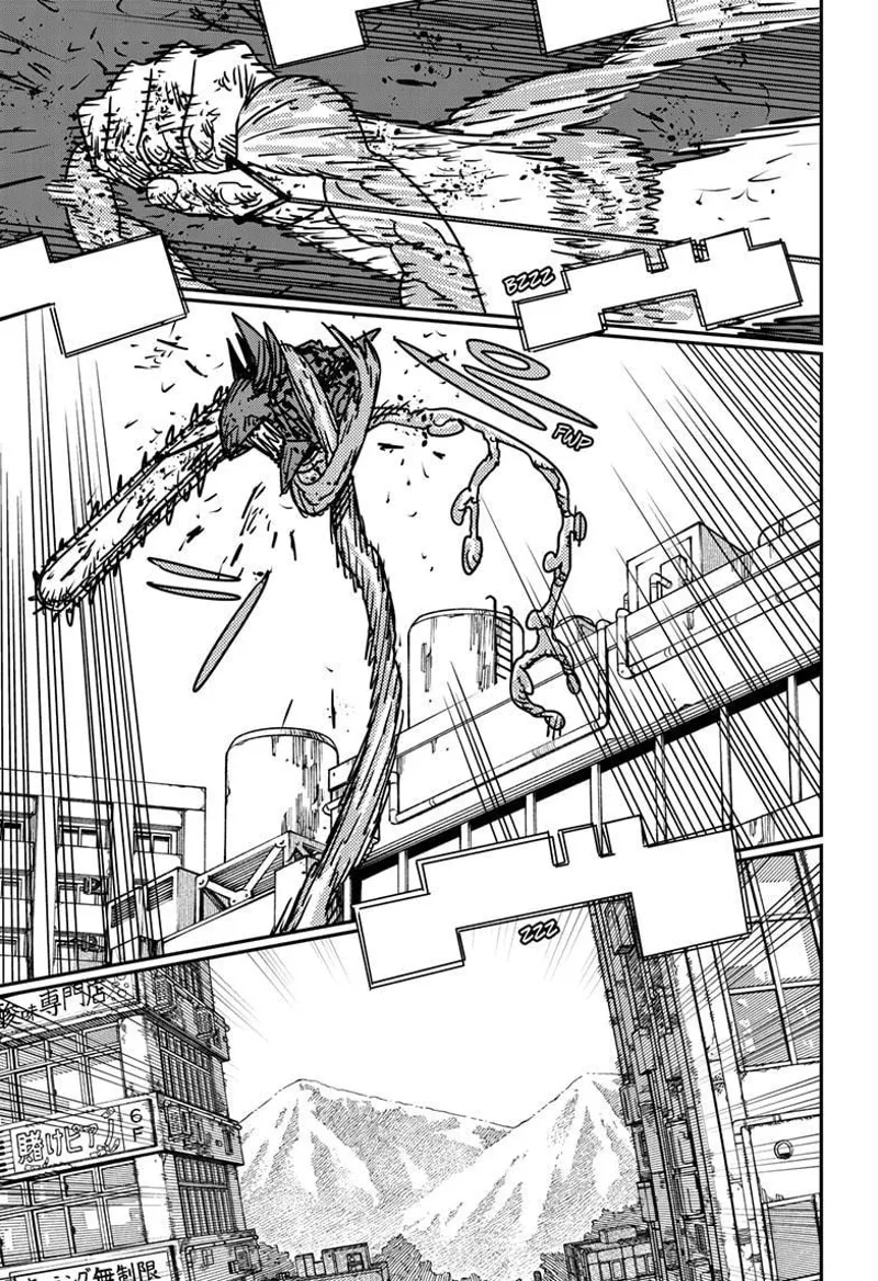 Chainsaw Man Manga Chapter 186 page 13 - Yank, Blorsh, Bdroom