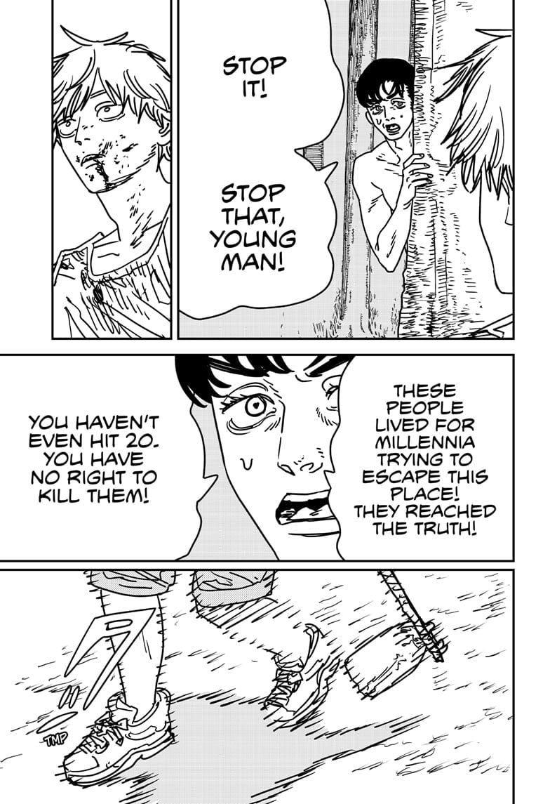 Chainsaw Man Manga Chapter 187 page 10 - Barf!