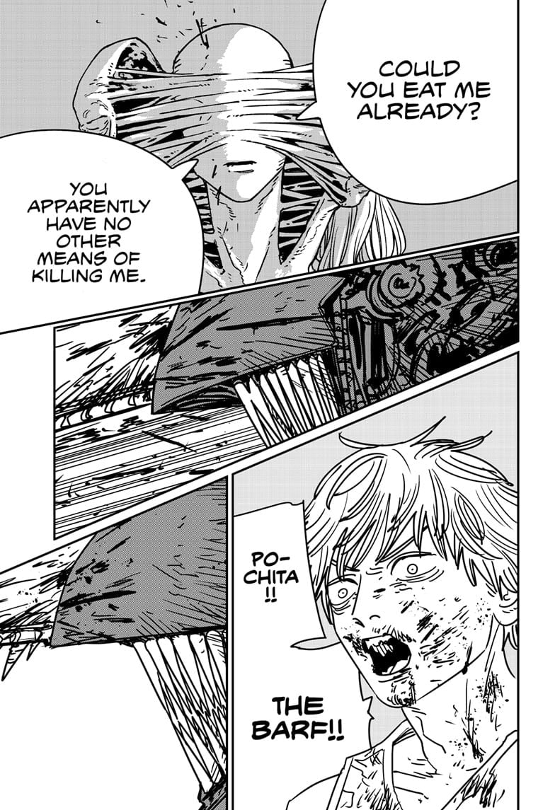 Chainsaw Man Manga Chapter 187 page 14 - Barf!