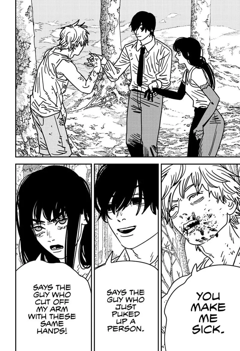 Chainsaw Man Manga Chapter 188 page 12 - Octopus, War, Chainsaw