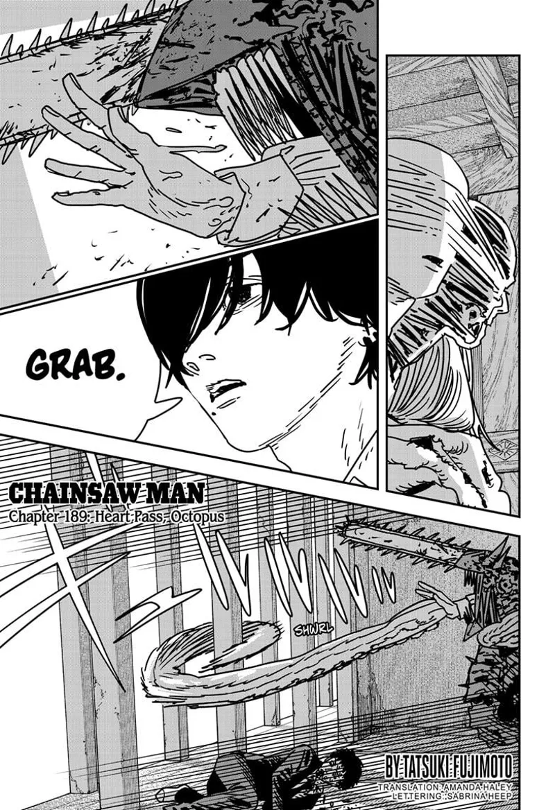 Chainsaw Man Manga Chapter 189 page 1 - Heart Pass, Octopus