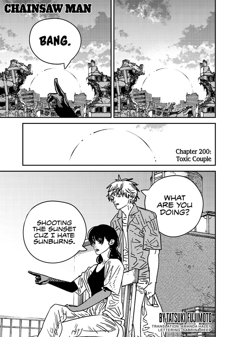 Chainsaw Man Manga Chapter 200 page 1 - Toxic Couple