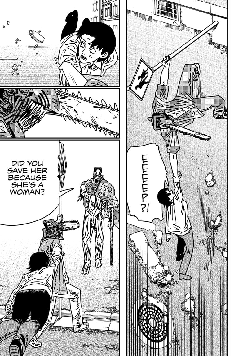 Chainsaw Man Manga Chapter 201 page 10 - Terror Looks Like This!