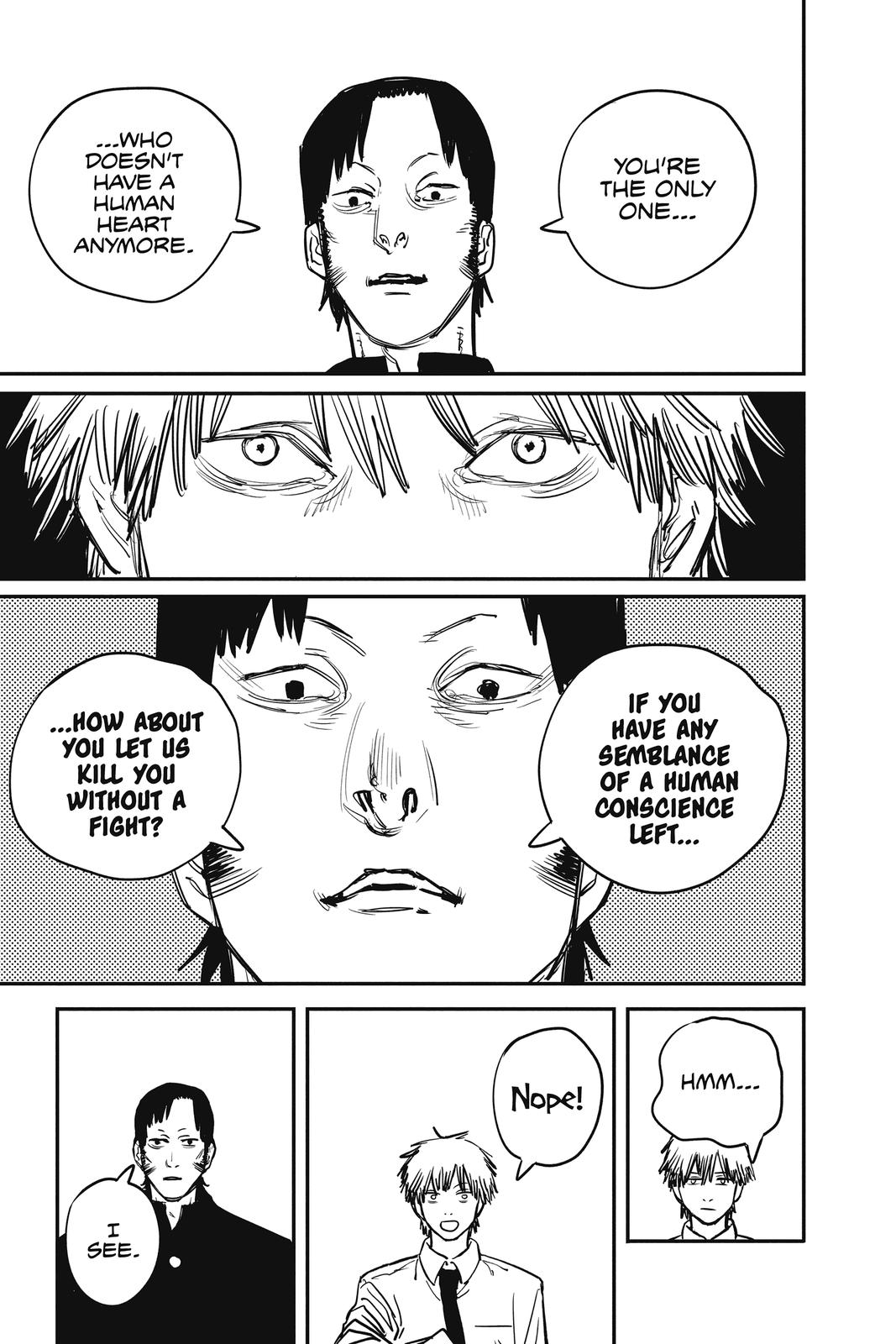 Chainsaw Man Manga Chapter 36 page 13 - Katana vs. Chainsaw