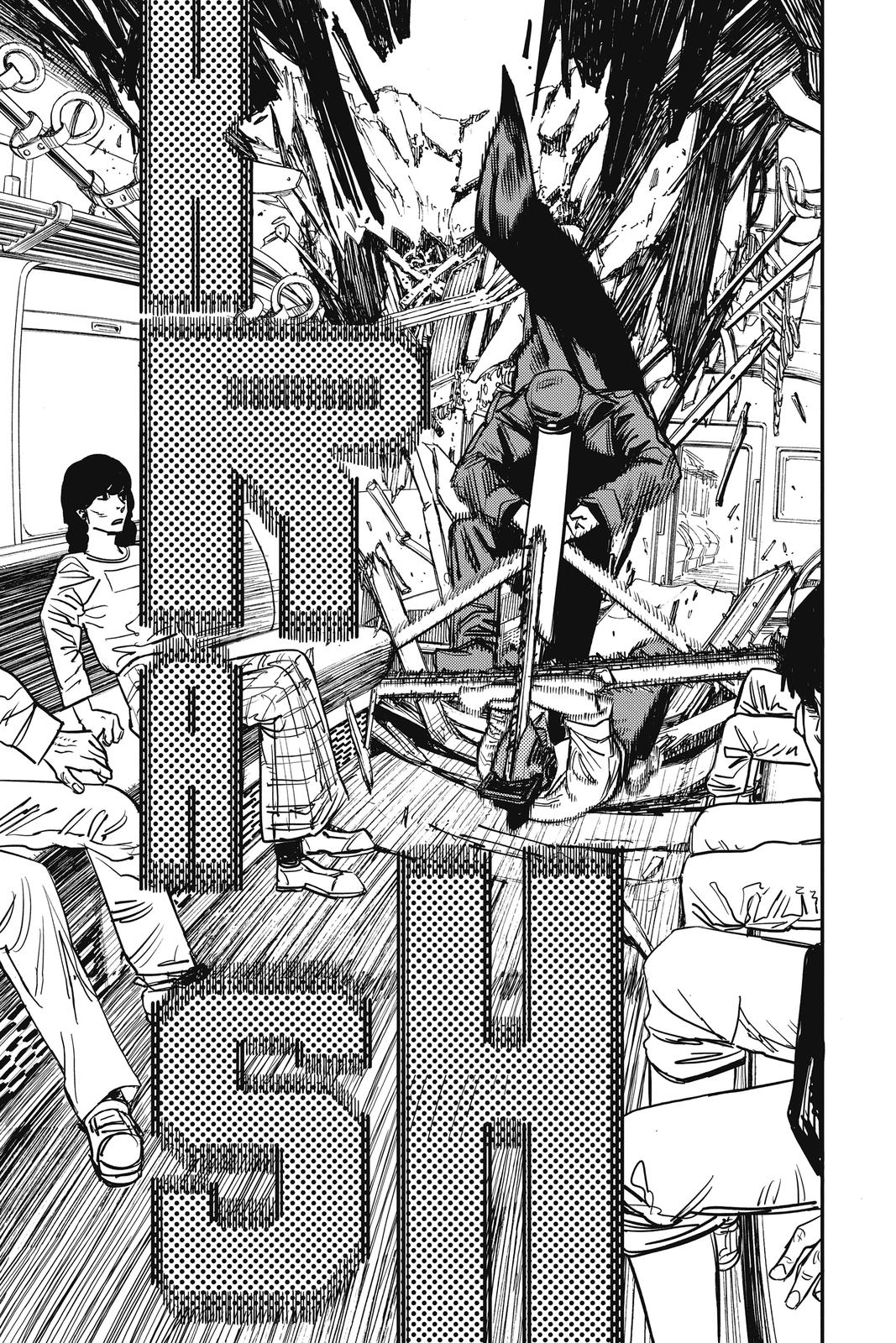 Chainsaw Man Manga Chapter 37 page 3 - Train, Head, Chainsaw