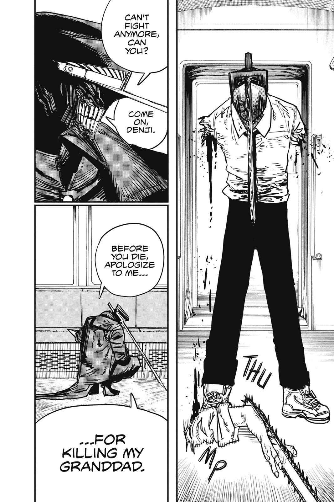 Chainsaw Man Manga Chapter 37 page 9 - Train, Head, Chainsaw