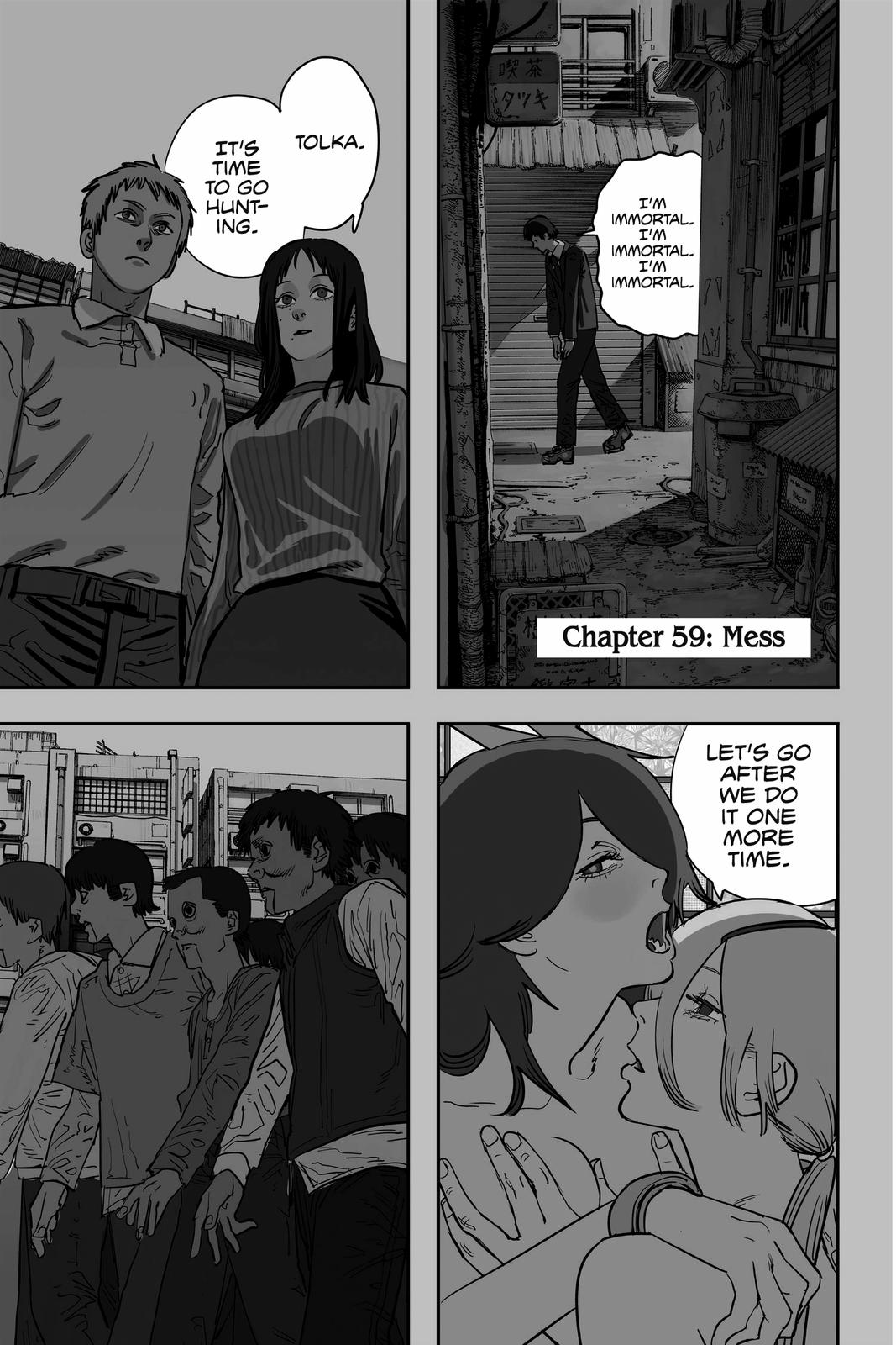 Chainsaw Man Manga Chapter 59 page 1 - Mess