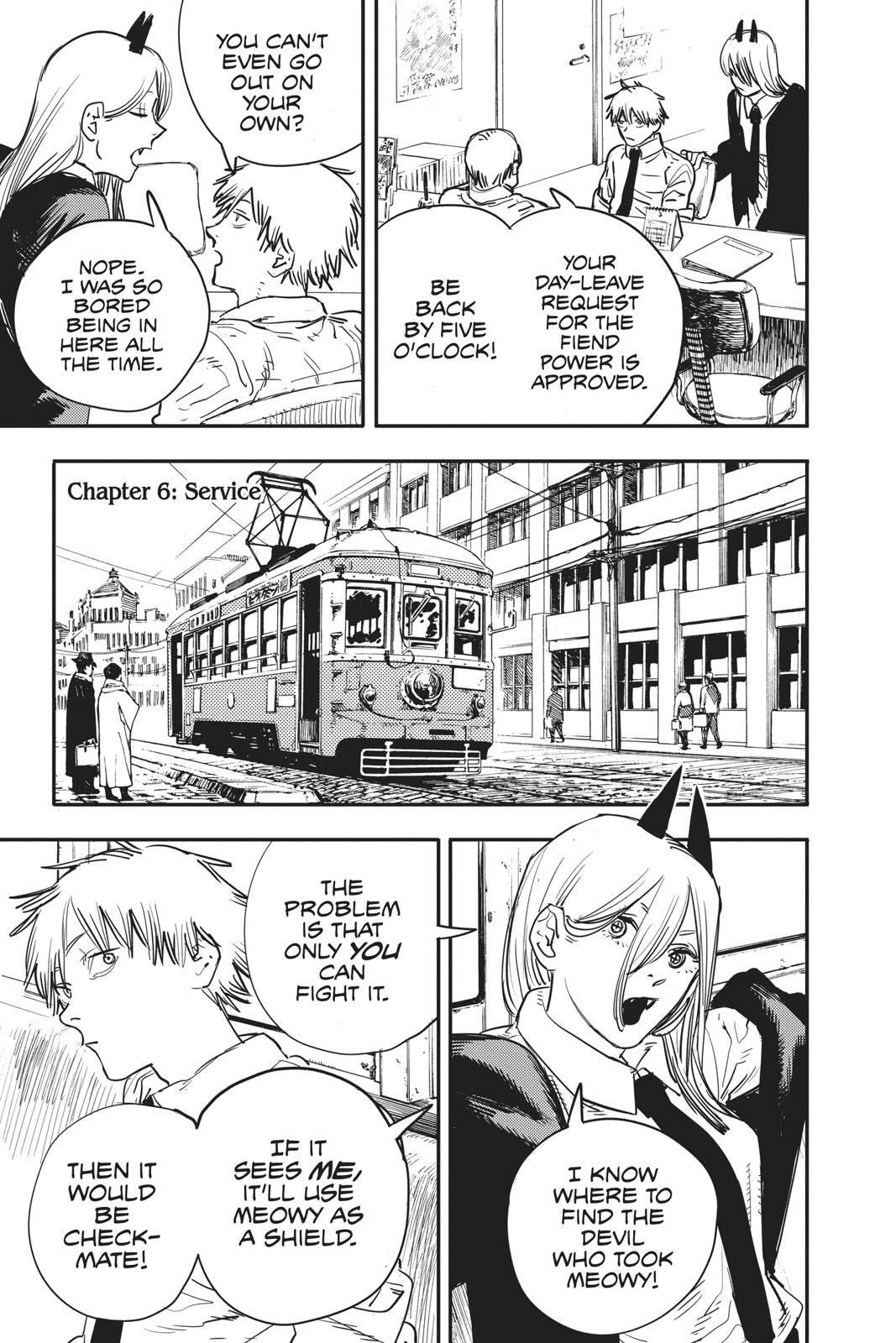 Chainsaw Man Manga Chapter 6 page 1 - Service
