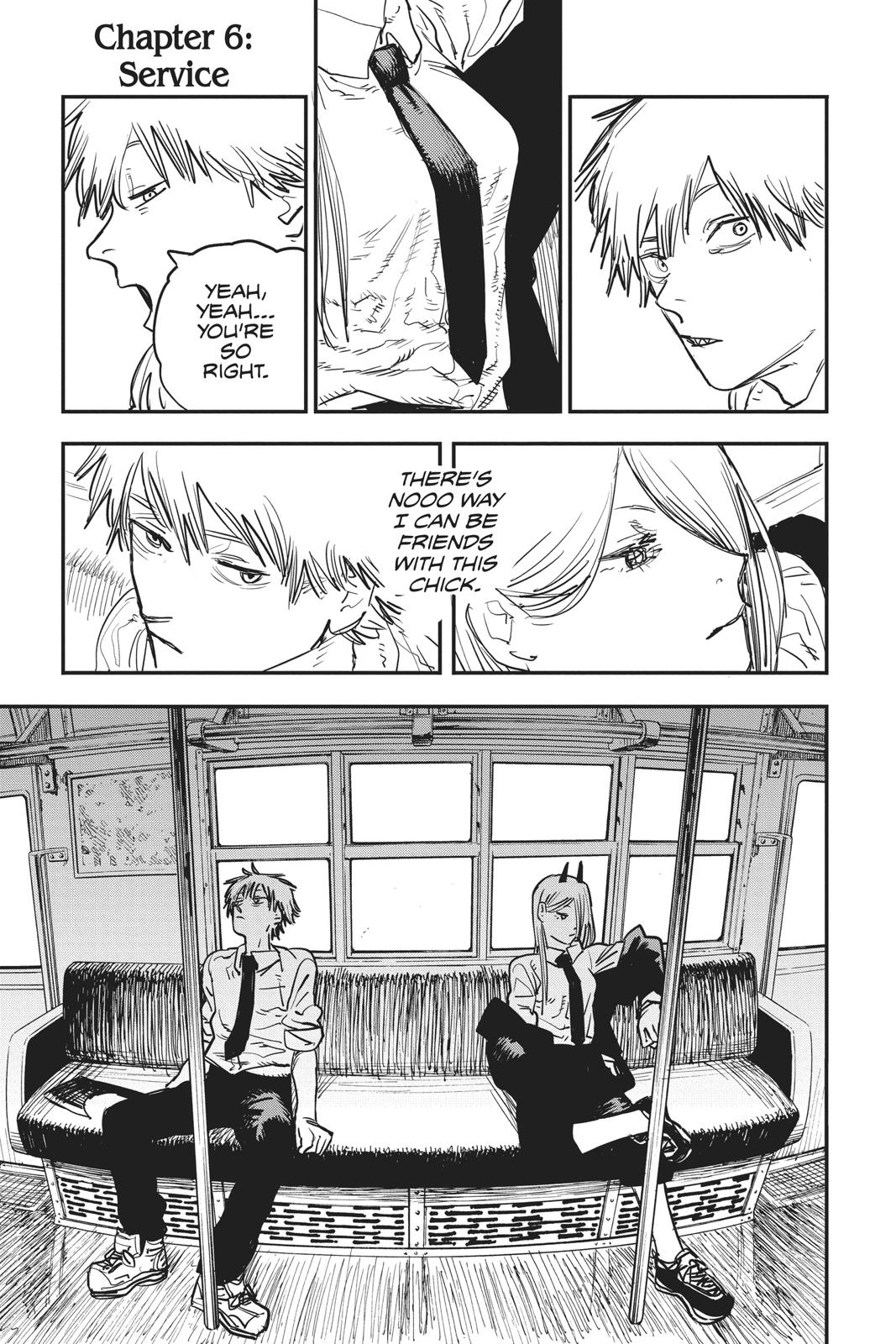 Chainsaw Man Manga Chapter 6 page 3 - Service