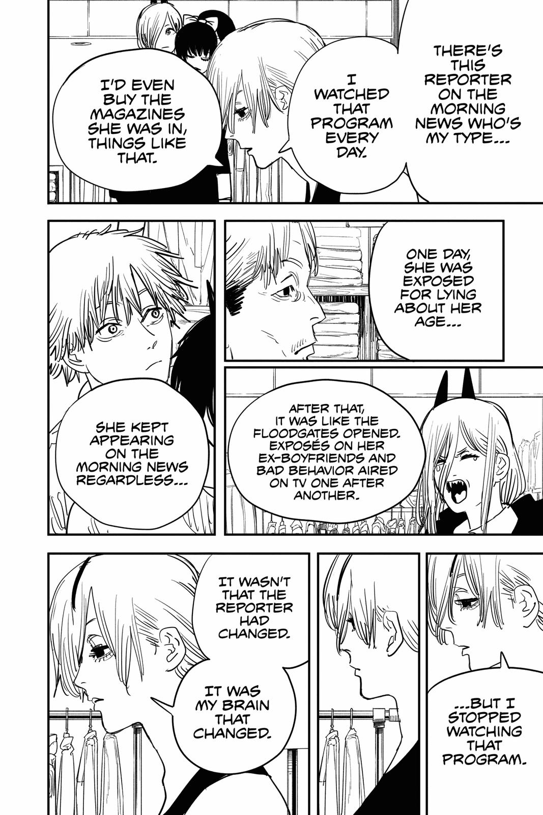 Chainsaw Man Manga Chapter 61 page 18 - News Reporter