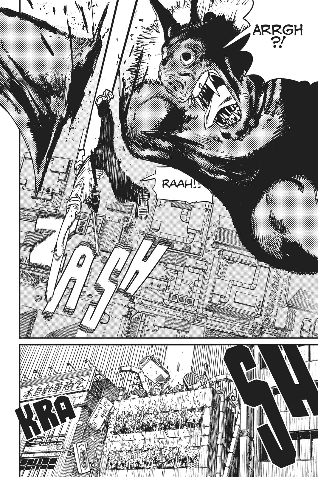 Chainsaw Man Manga Chapter 8 page 9 - Chainsaw vs. Bat