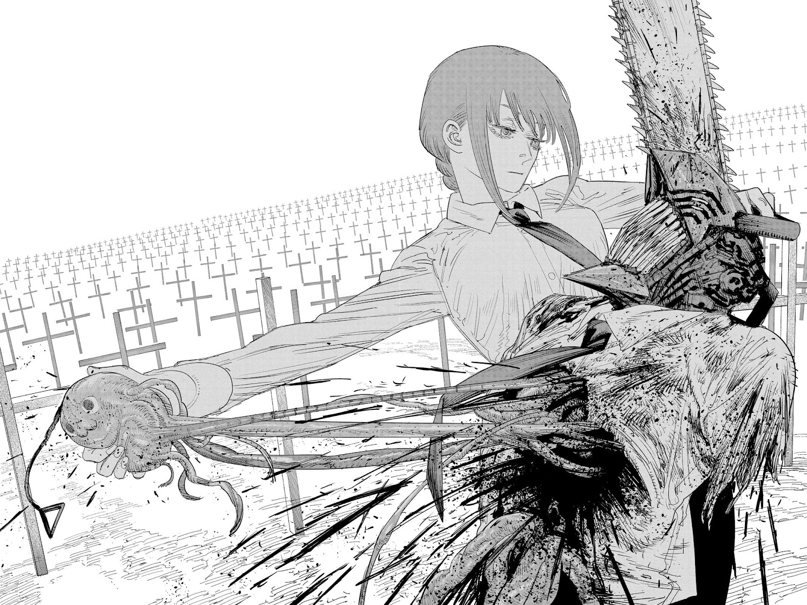 Chainsaw Man Manga Chapter 95 page 12 - Chainsaw Man vs. Control Devil