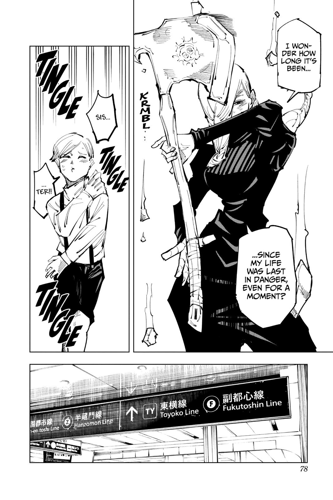 Jujutsu Kaisen Manga Chapter 101 page 9 - The Shibuya Incident, Part 19