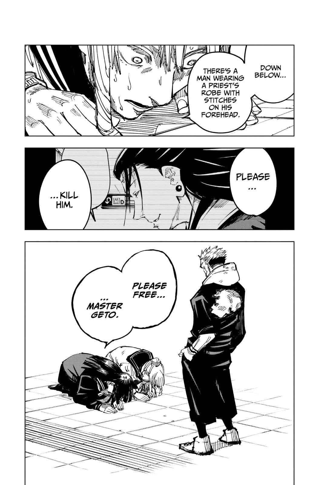 Jujutsu Kaisen Manga Chapter 112 page 9 - The Shibuya Incident, Part 30