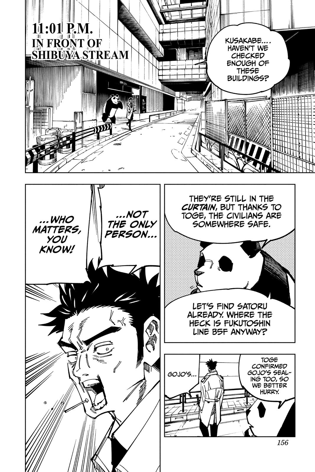 Jujutsu Kaisen Manga Chapter 114 page 4 - The Shibuya Incident, Part 32
