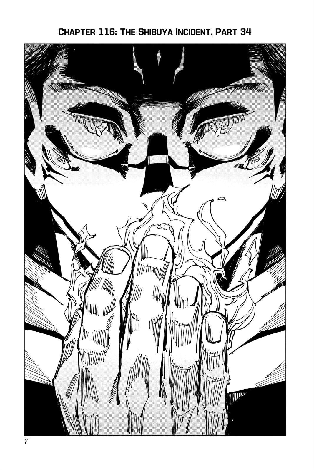 Jujutsu Kaisen Manga Chapter 116 page 7 - The Shibuya Incident, Part 34