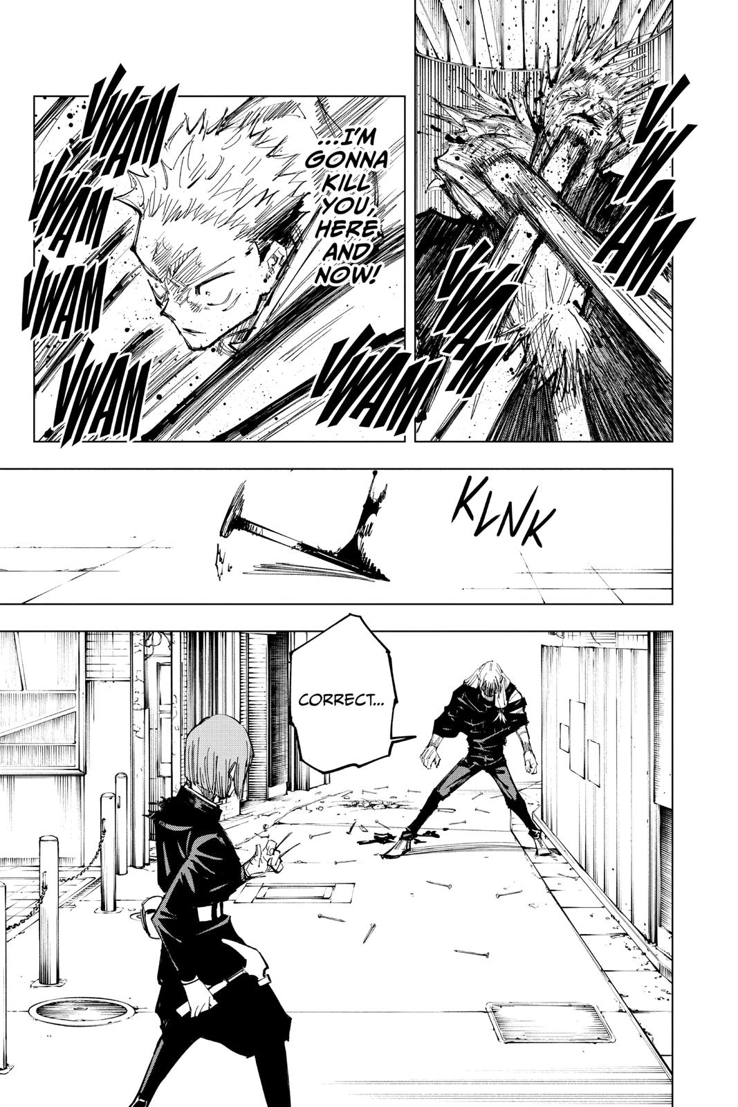 Jujutsu Kaisen Manga Chapter 124 page 5 - The Shibuya Incident, Part 42