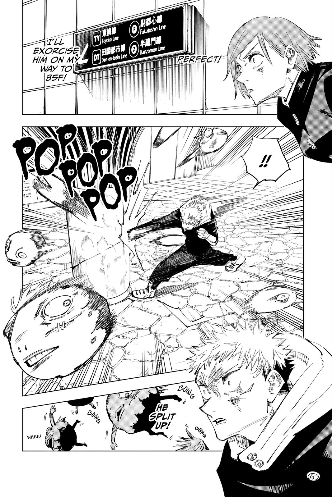 Jujutsu Kaisen Manga Chapter 124 page 8 - The Shibuya Incident, Part 42