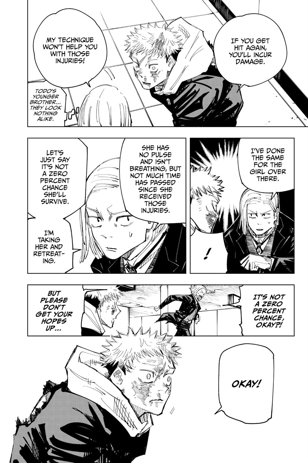Jujutsu Kaisen Manga Chapter 127 page 13 - The Shibuya Incident, Part 44