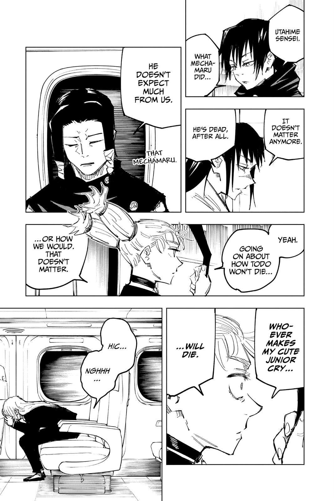 Jujutsu Kaisen Manga Chapter 128 page 7 - The Shibuya Incident, Part 45