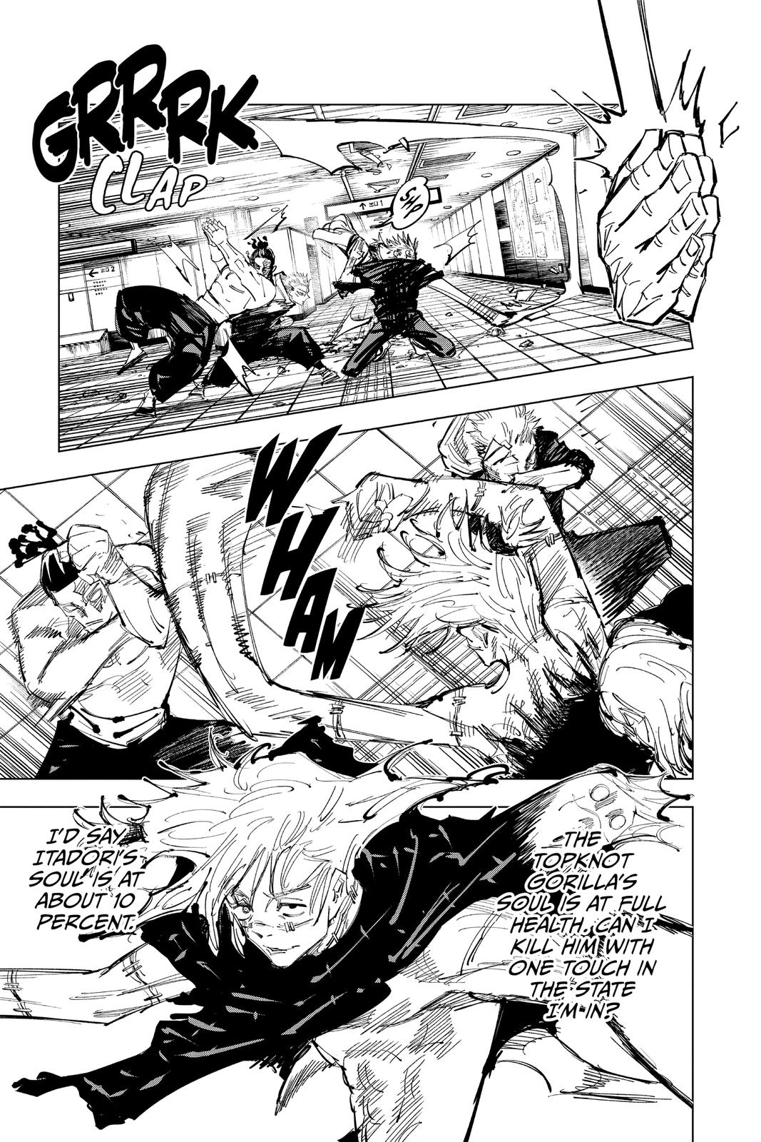 Jujutsu Kaisen Manga Chapter 128 page 9 - The Shibuya Incident, Part 45