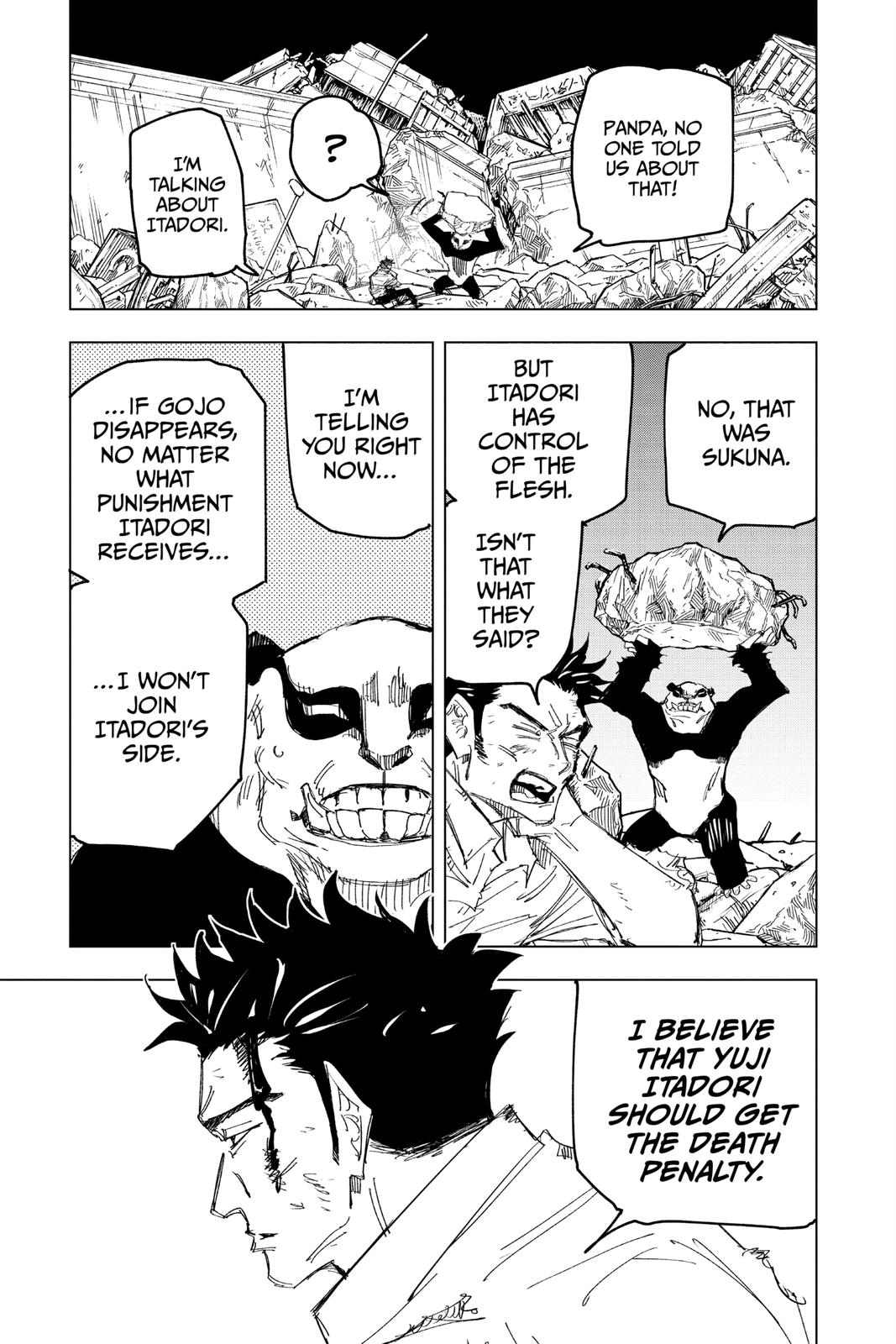 Jujutsu Kaisen Manga Chapter 133 page 5 - The Shibuya Incident, Part 50
