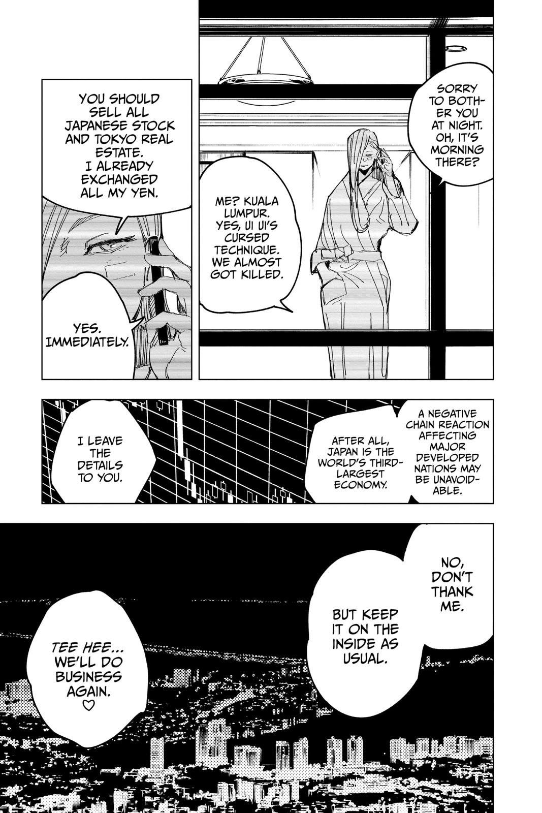 Jujutsu Kaisen Manga Chapter 133 page 7 - The Shibuya Incident, Part 50