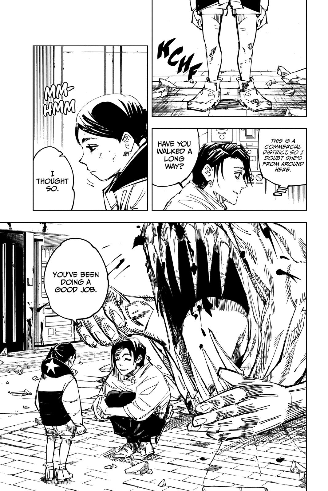 Jujutsu Kaisen Manga Chapter 137 page 14 - Hard and White