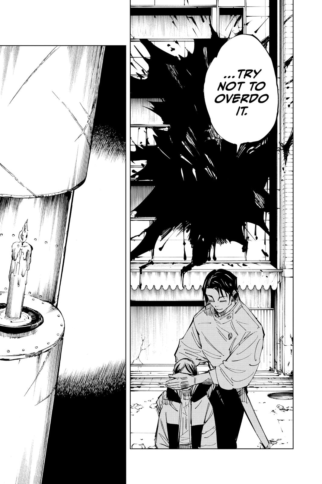 Jujutsu Kaisen Manga Chapter 137 page 16 - Hard and White