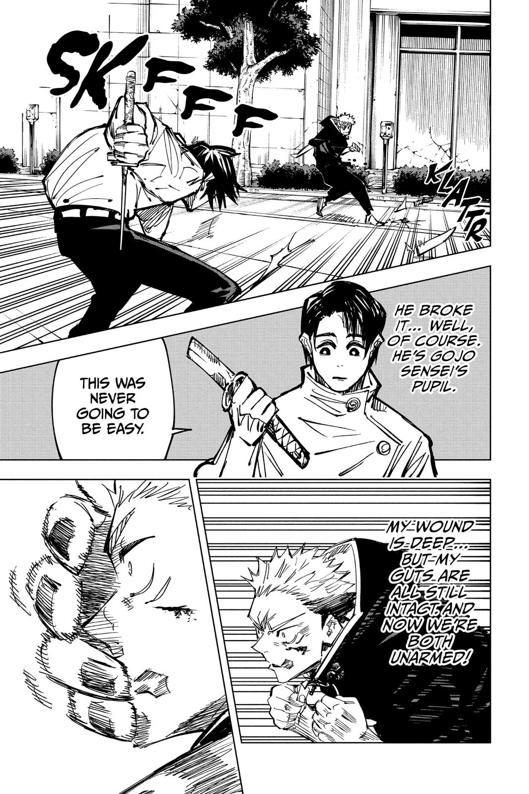 Jujutsu Kaisen Manga Chapter 141 page 11 - The Front of The Back