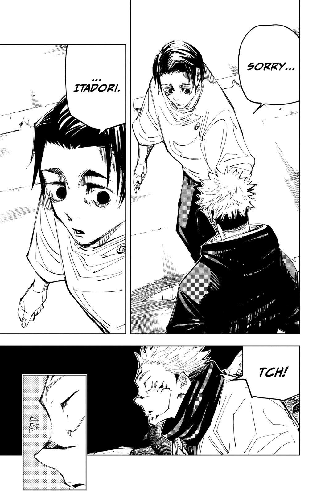 Jujutsu Kaisen Manga Chapter 141 page 15 - The Front of The Back