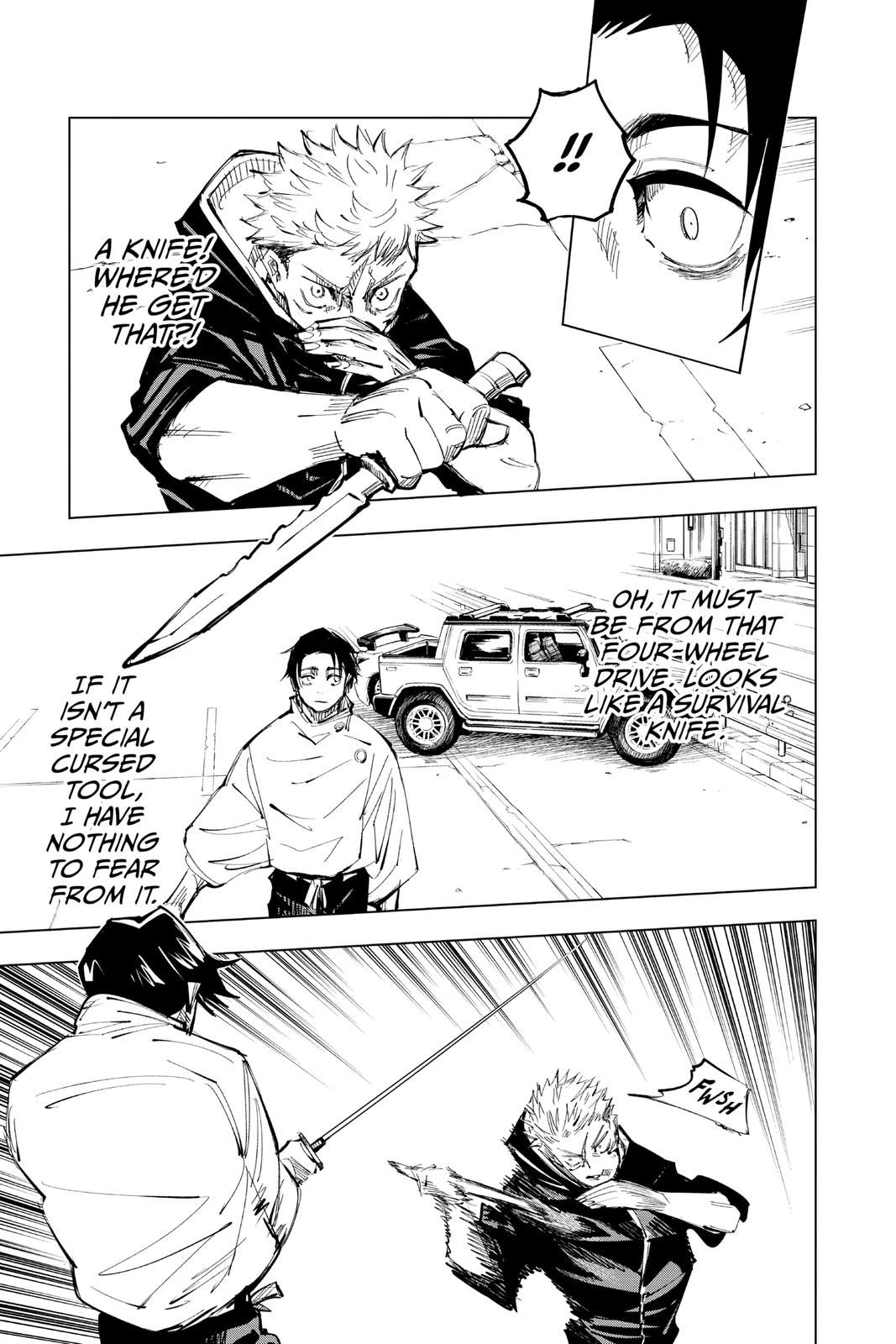 Jujutsu Kaisen Manga Chapter 141 page 5 - The Front of The Back
