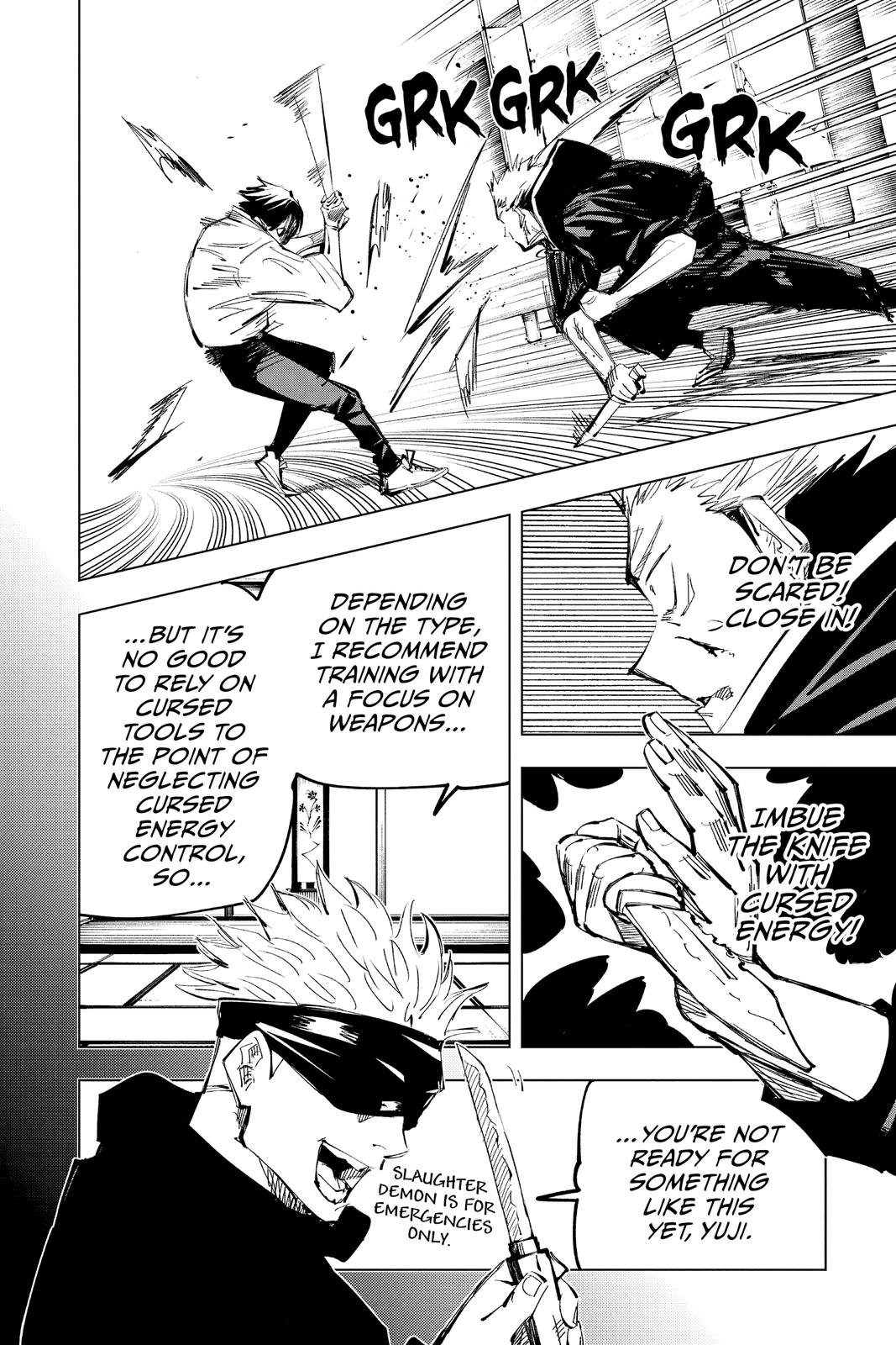 Jujutsu Kaisen Manga Chapter 141 page 6 - The Front of The Back